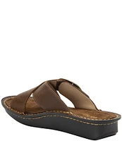 Alegria Vanya Leather Slide Sandals