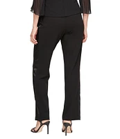 Alex Evening Crepe Straight Leg Pant