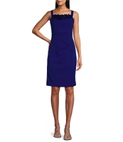 Alex Evenings Crepe 2-Piece Rosette Jacket Dress