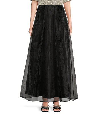 Alex Evenings Organza Overlay Ballgown Skirt