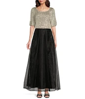 Alex Evenings Organza Overlay Ballgown Skirt