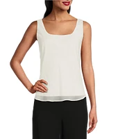 Alex Evenings Petite Size Embroidered Twinset