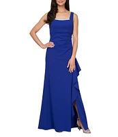 Alex Evenings Petite Size Long Crepe Jacket Dress