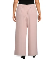 Alex Evenings Plus Size Silky Chiffon Pants