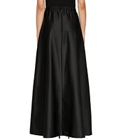 Alex Evenings Satin With Pocket Inverted Pleat Ball Gown Skirt