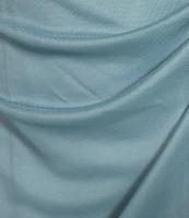 Alex Evenings Sleeveless Beaded Halter Neck Cascading Ruffle Detail Mesh Dress
