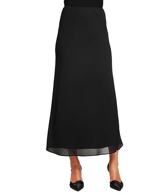 Alex Evenings Georgette A-line Midi Skirt