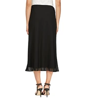 Alex Evenings Georgette A-line Midi Skirt