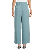 Alex Evenings Wide Leg Mid Rise Chiffon Pants