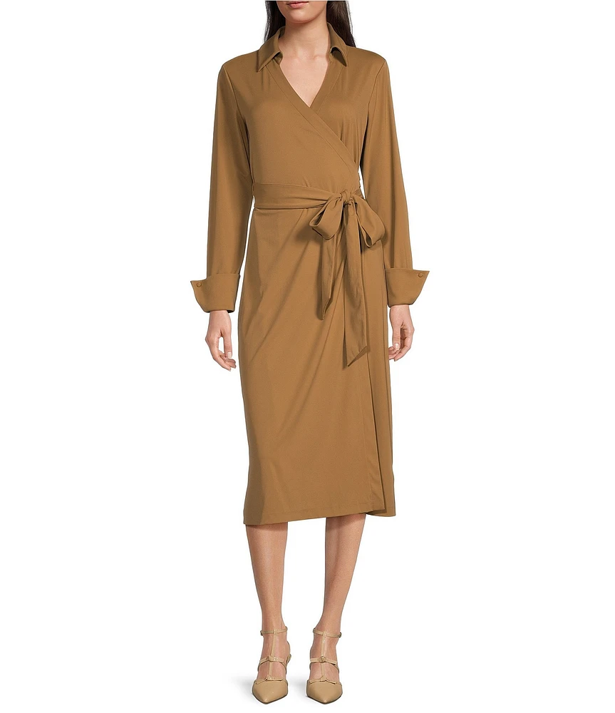 Alex Marie Adaline Jetset-Tech Super Stretch Wrap Dress