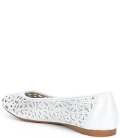 Alex Marie Altana Metallic Laser-Cut Rhinestone Flats