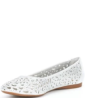 Alex Marie Altana Metallic Laser-Cut Rhinestone Flats