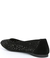 Alex Marie Altana Suede Laser-Cut Rhinestone Flats