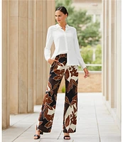 Alex Marie Amara Full Length Flat Front Coordinating Pants