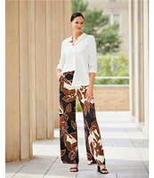 Alex Marie Amara Full Length Flat Front Coordinating Pants