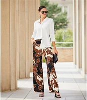 Alex Marie Amara Full Length Flat Front Coordinating Pants