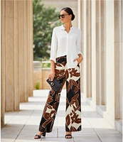 Alex Marie Amara Full Length Flat Front Coordinating Pants