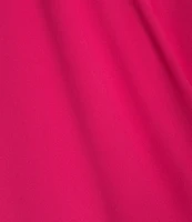Alex Marie Angela Satin One Shoulder Neck One Sleeve Shift Gown