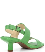 Alex Marie Barbra Embossed Double Band Heel Sandals