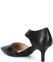 Alex Marie Brandlin Leather Asymmetrical Strap Pumps