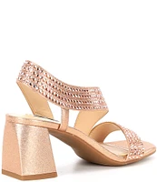 Alex Marie Brinda Rhinestone Slingback Dress Sandals