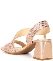 Alex Marie Brinda Rhinestone Slingback Dress Sandals