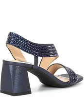 Alex Marie Brinda Rhinestone Slingback Dress Sandals