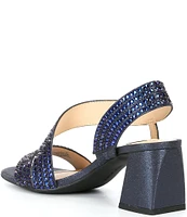 Alex Marie Brinda Rhinestone Slingback Dress Sandals