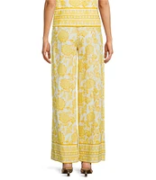 Alex Marie Coordinating Kit Floral Wide Leg Full Length Pants