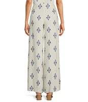 Alex Marie Coordinating Natalie Wide Leg Linen Blend Pants