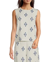 Alex Marie Coordinating Remi Linen Sleeveless Blouse