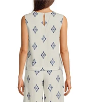 Alex Marie Coordinating Remi Linen Sleeveless Blouse