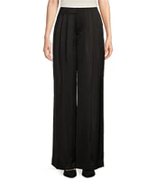 Alex Marie Elizabeth Satin Wide Leg Pant