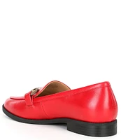 Alex Marie Gilmore Leather Hardware Bit Loafers