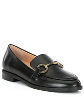 Alex Marie Gilmore Leather Hardware Bit Loafers