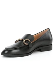 Alex Marie Gilmore Leather Hardware Bit Loafers