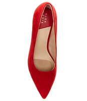 Alex Marie Gladdis Suede Block Heel Pumps