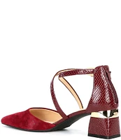 Alex Marie Golda Cross Band Pointed Toe Pumps