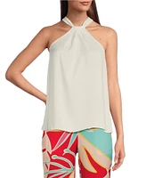 Alex Marie Harper Halter Neck Sleeveless Blouse