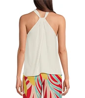 Alex Marie Harper Halter Neck Sleeveless Blouse