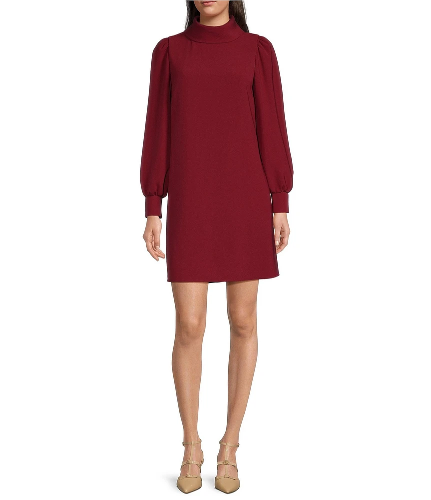 Alex Marie Heidi Funnel Neck Long Sleeve Social Dress