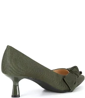 Alex Marie Iris Bow Kitten Heel Pumps