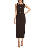 Alex Marie Coordinating Josie Midi Pencil Skirt