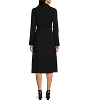 Alex Marie Long Sleeve Midi Wrap Dress