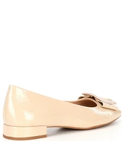 Alex Marie MargoTwo Patent Pearl Buckle Flats