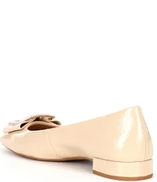 Alex Marie MargoTwo Patent Pearl Buckle Flats