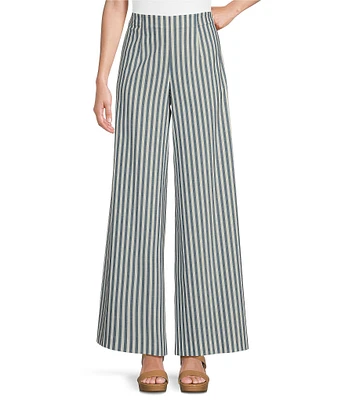 Alex Marie Natalie Wide Leg Linen Blend Coordinating Pants