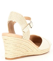 Alex Marie Pauline Canvas Platform Wedge Espadrilles