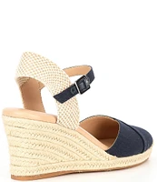 Alex Marie Pauline Canvas Platform Wedge Espadrilles