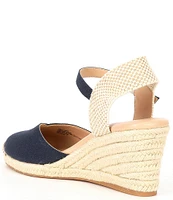 Alex Marie Pauline Canvas Platform Wedge Espadrilles